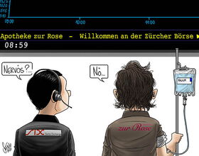 Aktien, Börse, Apotheke Rose, Valium