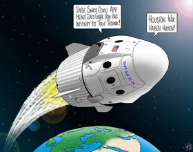 USA, NASA, Space X, ISS, Rakete, Raumschiff, Houston